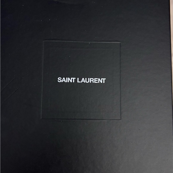 Yves Saint Laurent Shoes - Yves Saint Laurent Black Box with White Label Stickers
